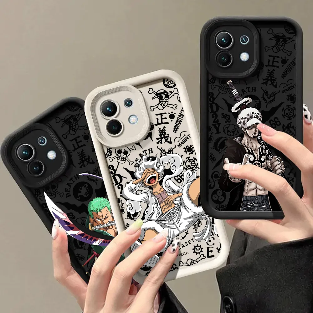 One Piece Luffy Zoro Phone Case For Samsung Galaxy A17 A07 A06 A26 A16 A06 A35 A55 A25 A05s A15 A54 A34 4G 5G Soft Back Cover