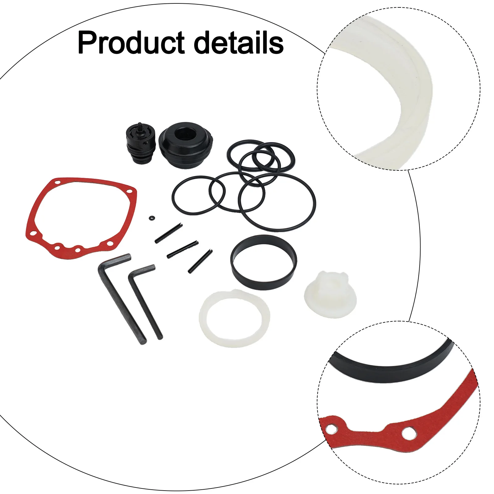 Replacement Parts Overhaul Kit With 904750 905013 Cable DA250B None Durability Lifespan Rubber None New Practical