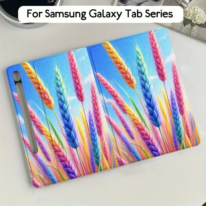 

Flower Art Fashion Gift For Samsung Galaxy Tab S10 S9 S8 S7 FE Lite Soft Flexible Support Tablet Case