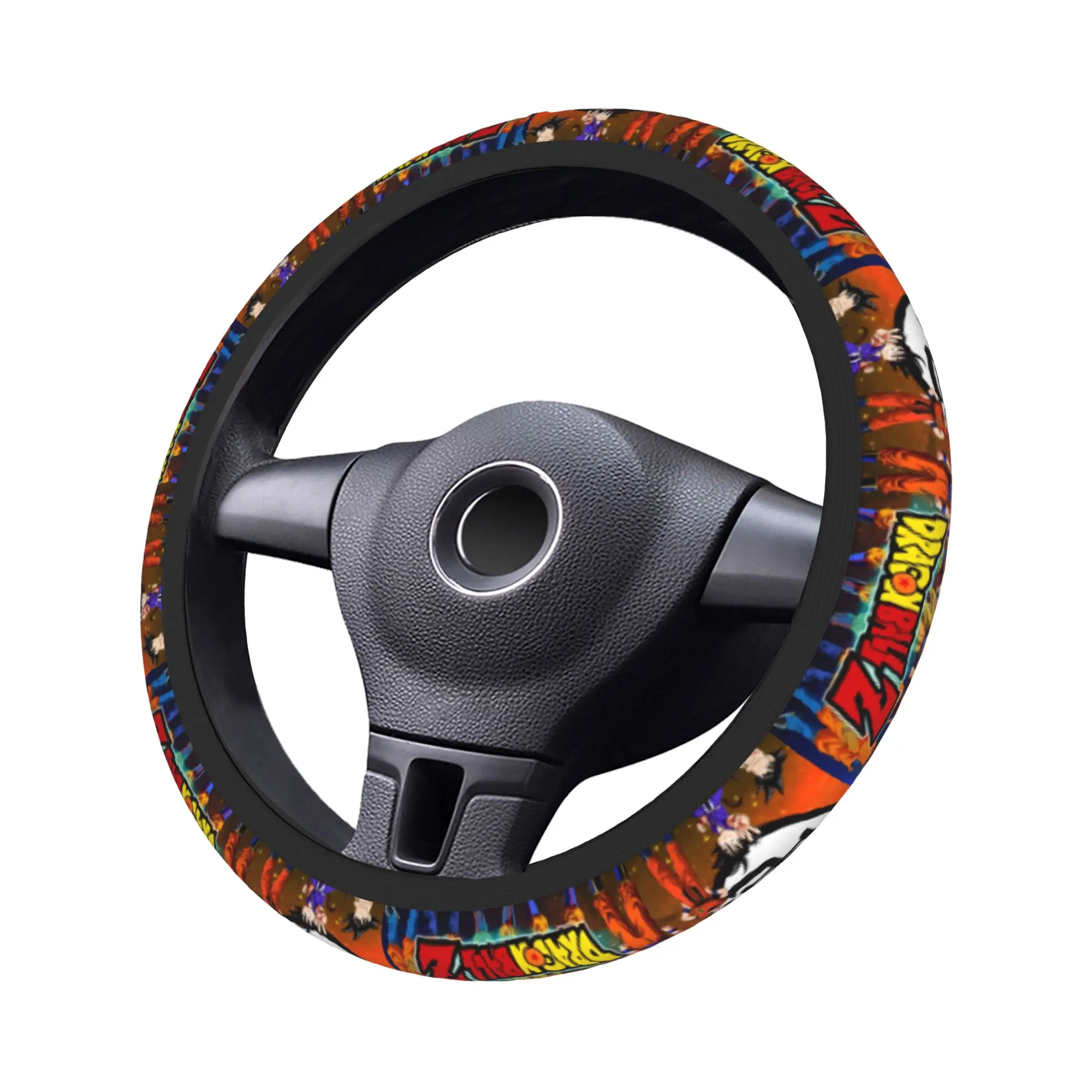 Dragon Ball Z Car Steering Wheel Cover 38cm Anti-slip Cartoon Auto Steering Wheel Protector Colorful Car-styling Car Accessories - view 6