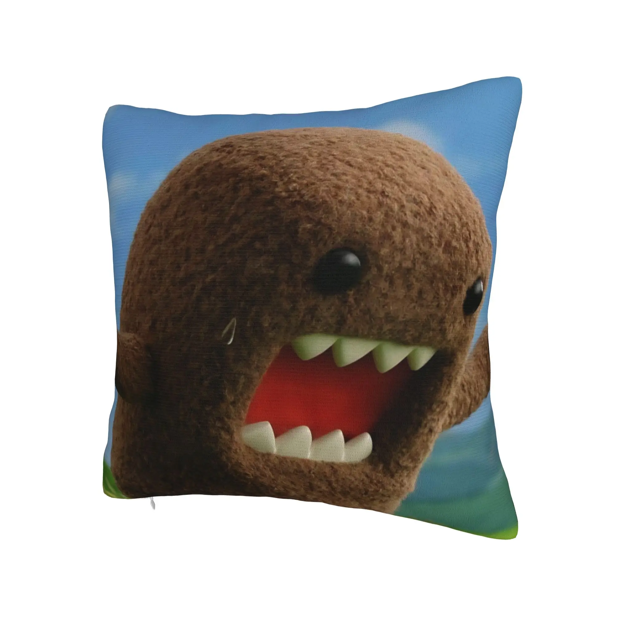 Decorative Pillowcases Domo Kun Merch Home  Pillow Case Cover Square Multi-Size