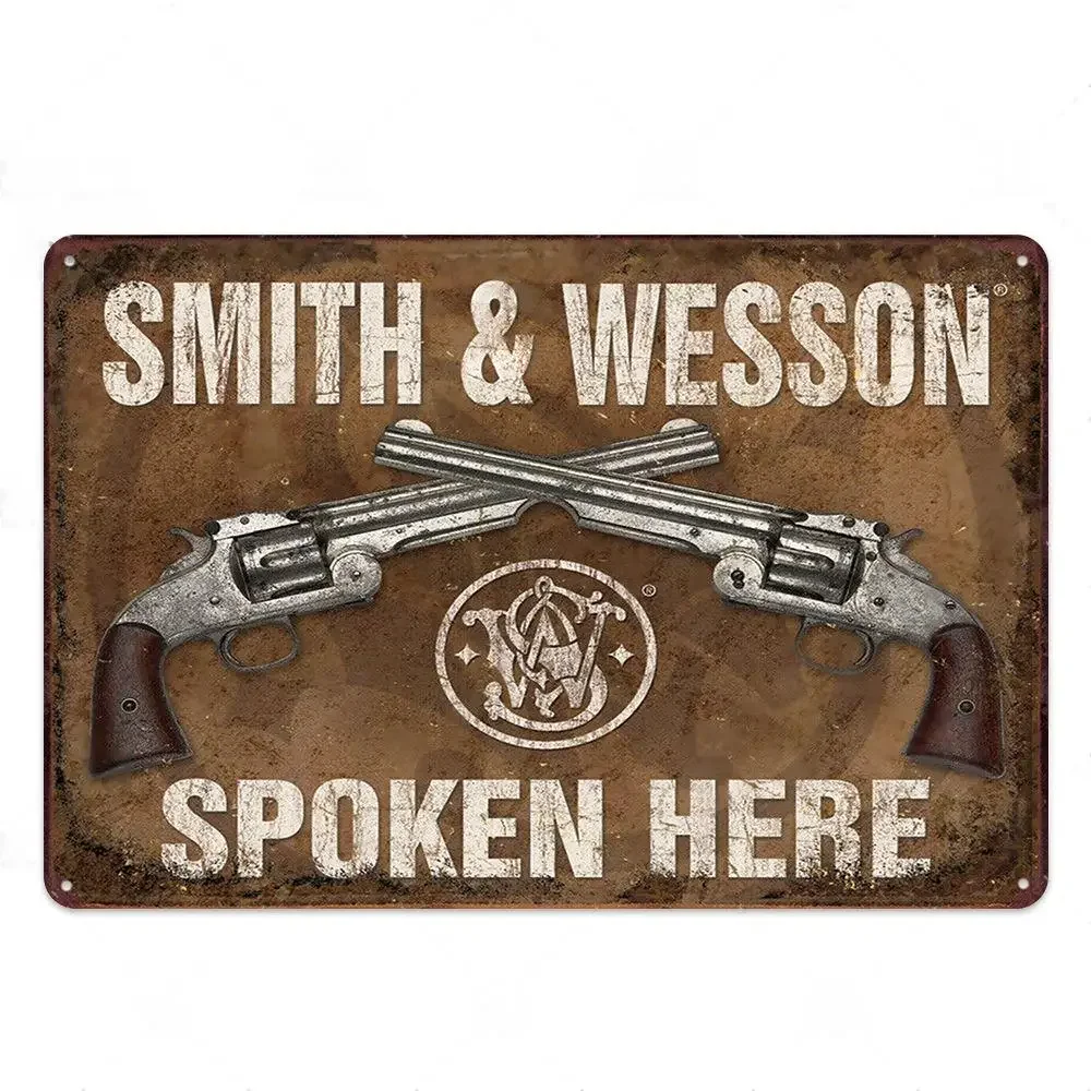 Retro Shooting Winchester Colts Metal Plaque Plate Painting Iron Tin Sign Wall Art Picture For Hunters Home Living Room Decor