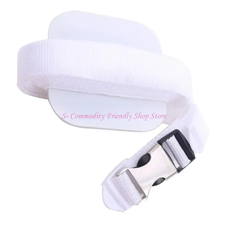 85AE سرير بيبي حزام ثابت نونسليب سرير أطفال مضاد للتحرك تثبيت حزام سرير بيبي حزام الأمان تعديل الطول بسهولة #2