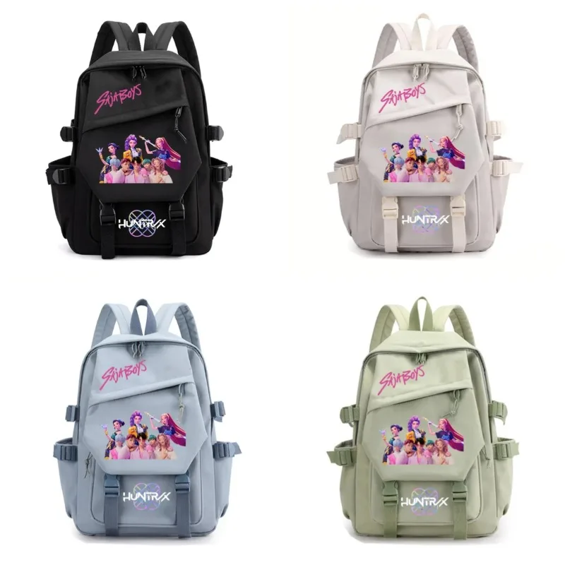 

KPop Demon Hunters Kawaii cartoon patterned backpack anime merchandise small gift