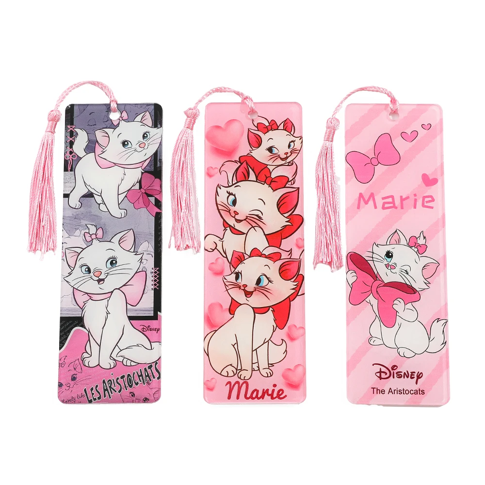 Cartoon Anime The AristoCats Bookmark, Disney Marie Cat Tassel Bookmark, Perfect Gift for Daughter granddaughter Anime Fans