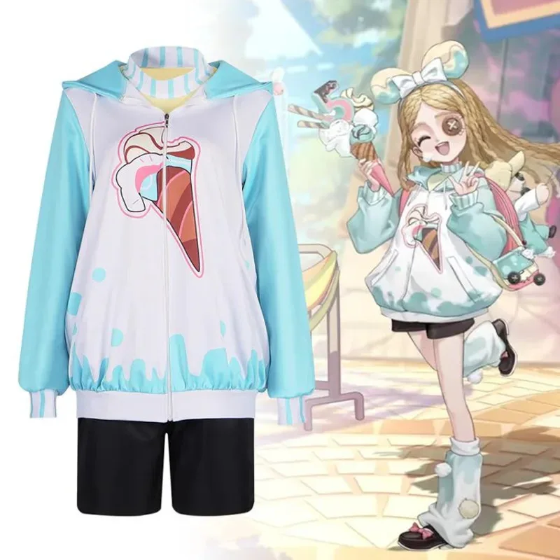 

NewGame Identity Ⅴ Memory Survivors Little Girl Cosplay Costume Garden Party Hooded Coat Athletic Wear Wig Bag Woman Lovely Suit