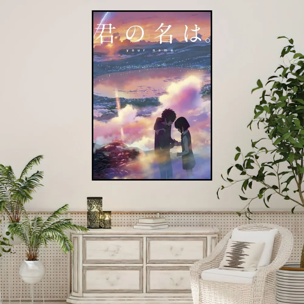 bilibili Anime Your Name Mitsuha Poster Prints Wall Sticker Painting Bedroom Living Room Decoration Office Home Self Adhesive