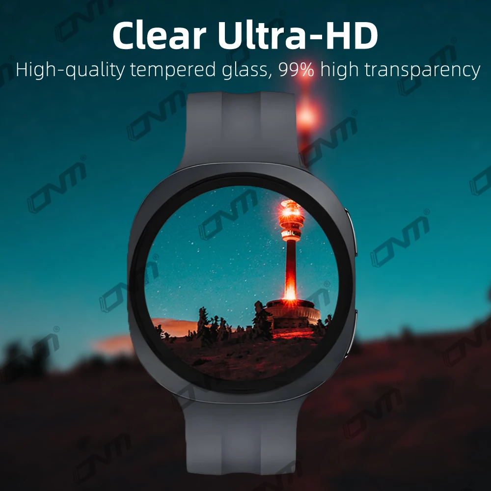 9H Panzerglas für Samsung Galaxy Watch 9 40mm/44mm/Ultra 2 Displayschutzglas HD-Folie Uhr Panzerglas Zubehör – Detail 6