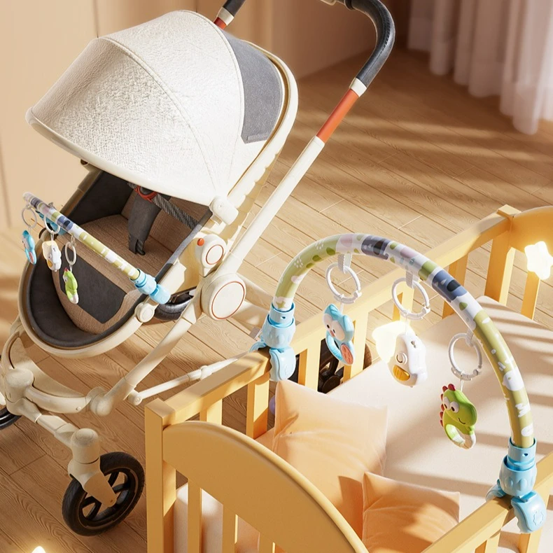 

Baby Stroller Arch Toys Car Seat Toys Bouncer Toy Bar Mobile for Bassinet Adjustable Baby Hanging Toys Fit for Crib Bed Stroller