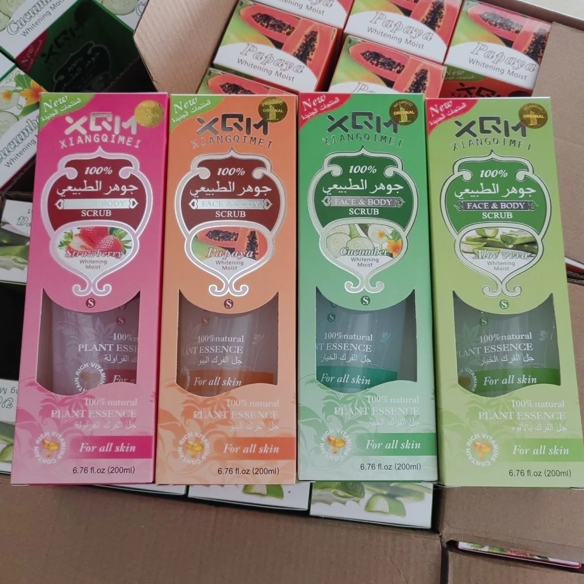 Thai Jay Chut Face Exfoliating Peeling Gel 200ml Remove Dead Skin Brighten Dull Skin Deep Pore Cleansing Facial Scrub