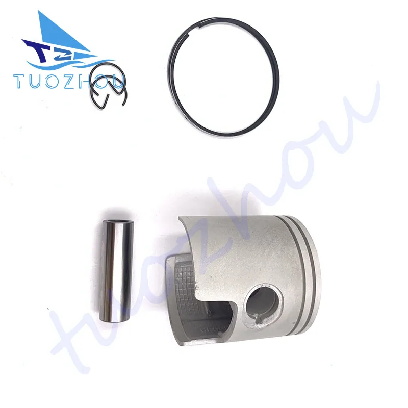 Piston Kit For Yamaha 2 Stroke Outboard Motor 40HP 40G 40J Diameter78mm with Clip and Pin 6F6-11631-00 6F5-11631-00