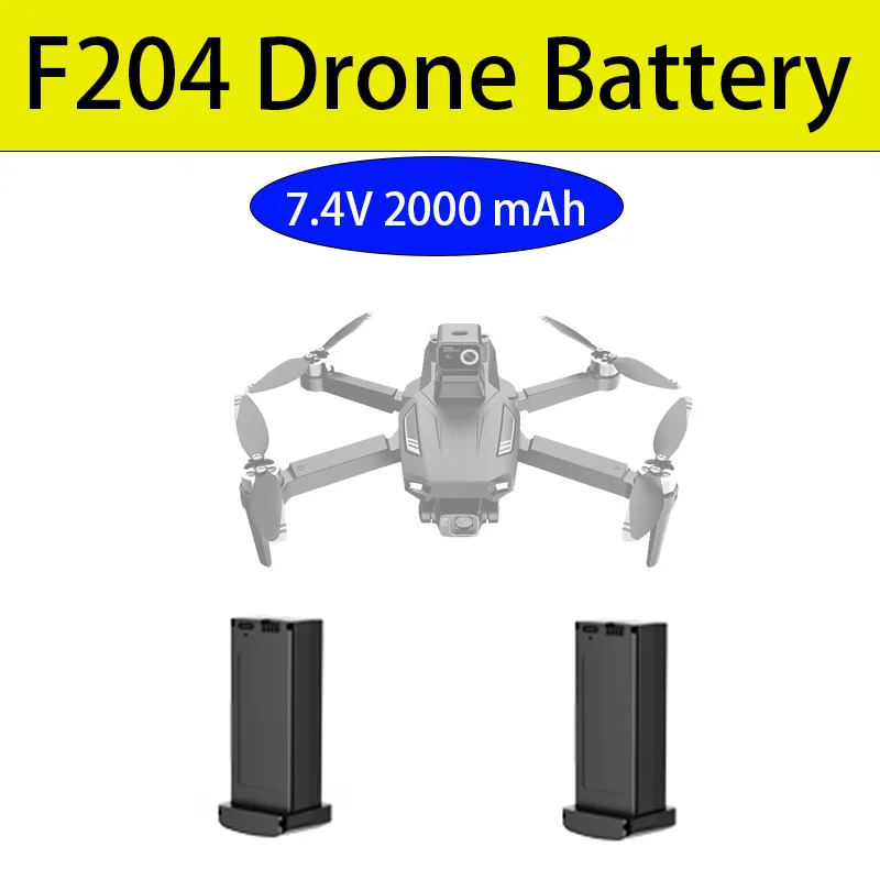 F204 RC Drohnen-Akku Original Zubehör 7,4V 2200mAh Akku für F204 GPS-Drohne