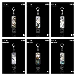 Anime Identity V Figures Luca Balsa Aesop Carl Ithaqua Acrylic Keychains Creative Decor Pendant Bag Key Ring Toy Birthday Gift