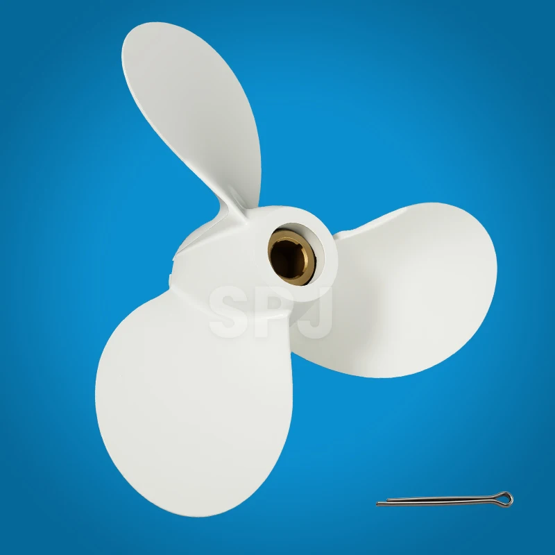 

Гребной винт для лодки 9 1/4x10 3/4 для подвесных моторов Yamaha 9.9HP 15HP 20HP, 8 шлицов, запчасти для лодочных двигателей, 626-45943-02-EL