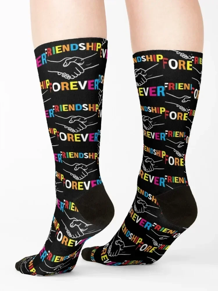 Friendship forever Classic Socks Stockings summer loose halloween Boy Child Socks Women's