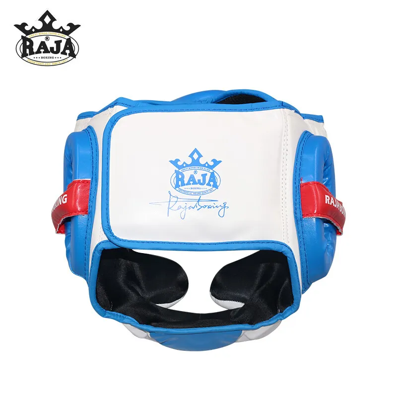 Raja Boxing Headgear MMA Muay Thai Taekwondo Kickboxing Sparring Martial Arts Taekwondo Helmet Full Face Protection