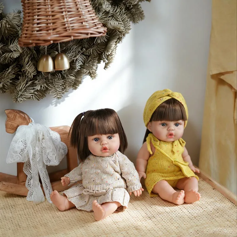 34 センチメートル新生児リボーン人形赤ちゃんシミュレーションソフトビニール人形 13.39 インチ子供のためのリアルなおもちゃ誕生日のおもちゃ人形女の赤ちゃんのため