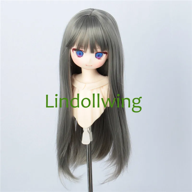 Rambut Palsu 1/3 BJD Rambut Palsu Boneka Dollfie Dal DD 8-9 Inci Rambut Palsu Koleksi Panjang