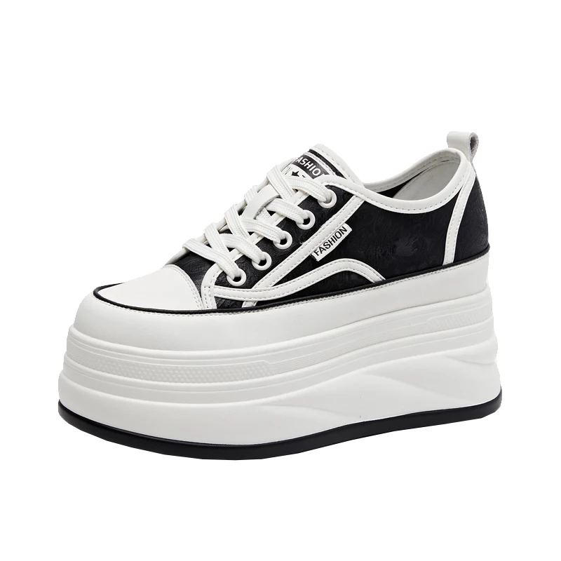 

Женские повседневные кроссовки на танкетке 9 см, высокие брендовые массивные кроссовки из денима со стразами, обувь на скрытом каблуке, весна-лето-осень