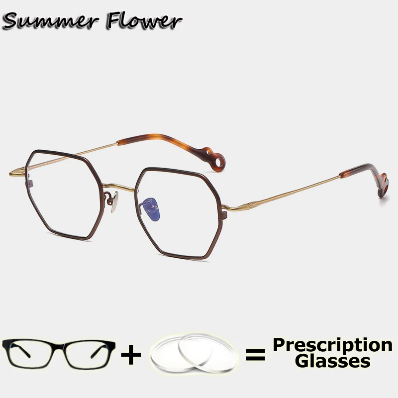 

Женские и мужские очки для чтения с прогрессивными линзами, блокирующие синий свет, для коррекции зрения (отдаленный и ближний план), в форме шестиугольника