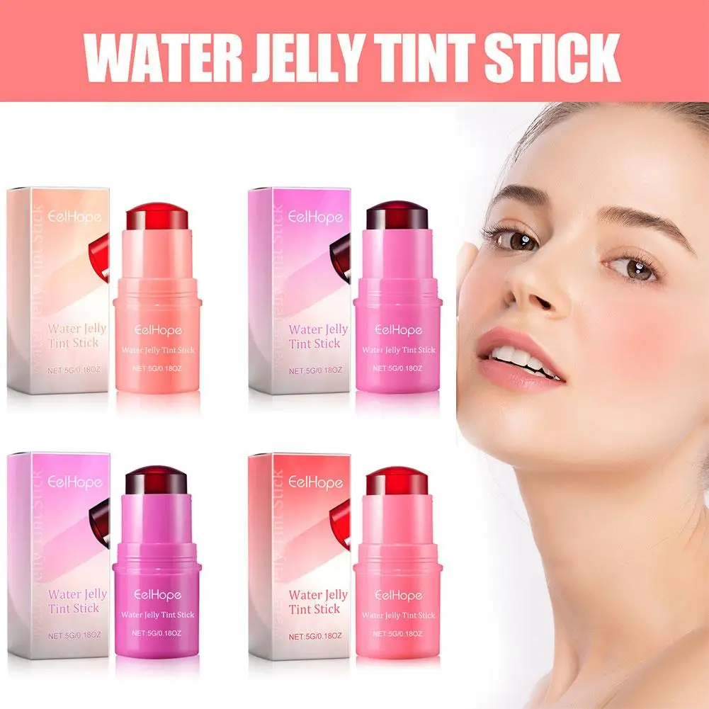 Getinte Lippenbalsem Hydraterende Lippenstift Primer Gemakkelijk Anti-Kraken Dragen Wangkleur Verzorging Tint Lip Cosmetische Jelly Make-Up Co R9c9