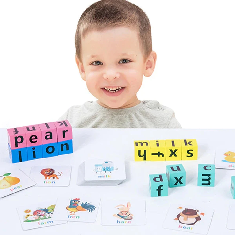 Letter Recognition Toys Matching Letter Game Puzzle Toys Children's Day Gift