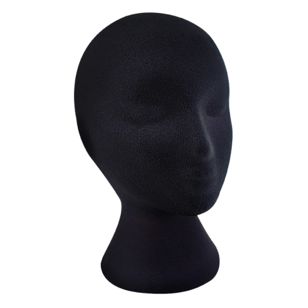 Flocking Foam Model Head Mannequin Hat Display Stand Eyewear Office