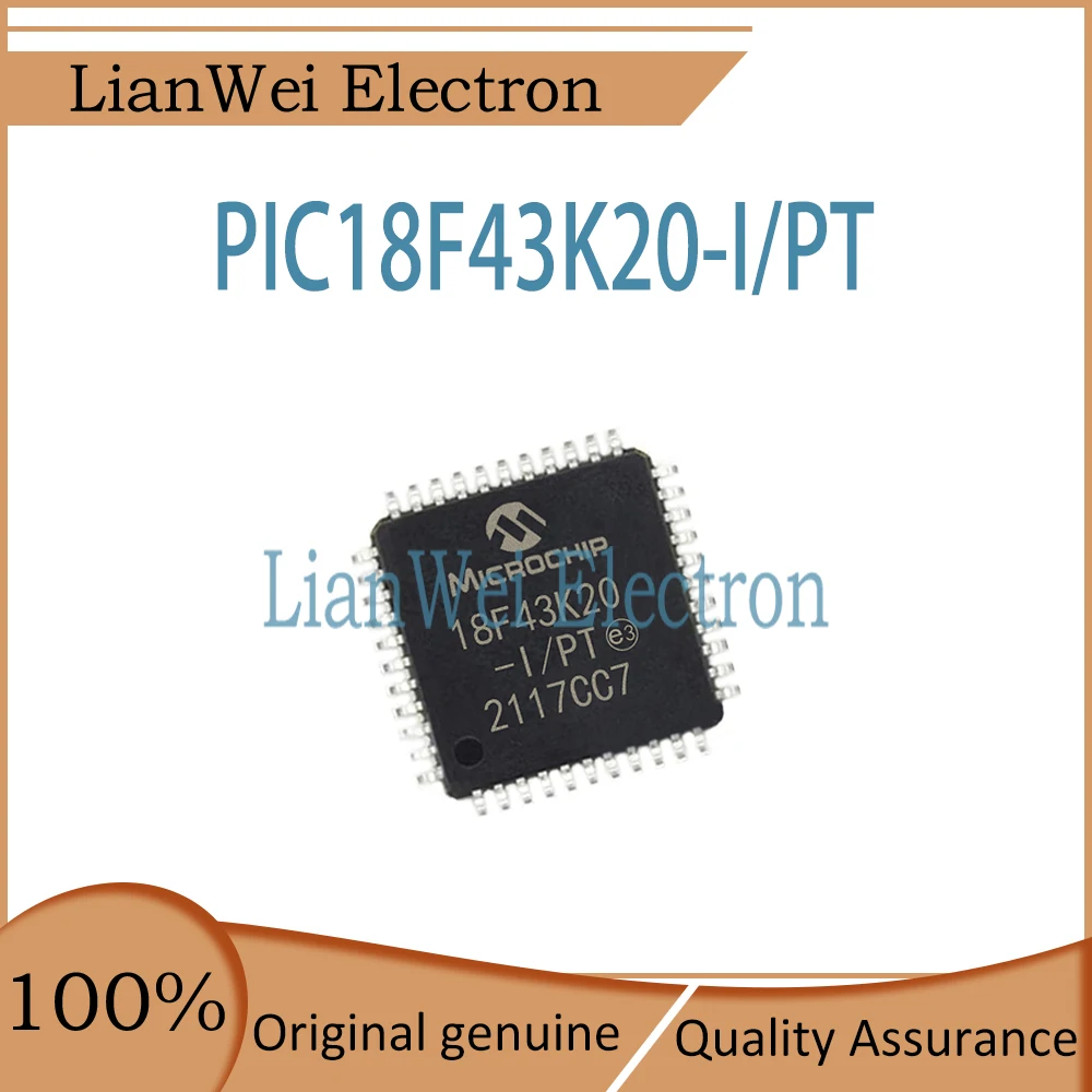 

PIC18F43K20 PIC18F43K20-I/PT PIC18F43 IC MCU Chipset TQFP-44