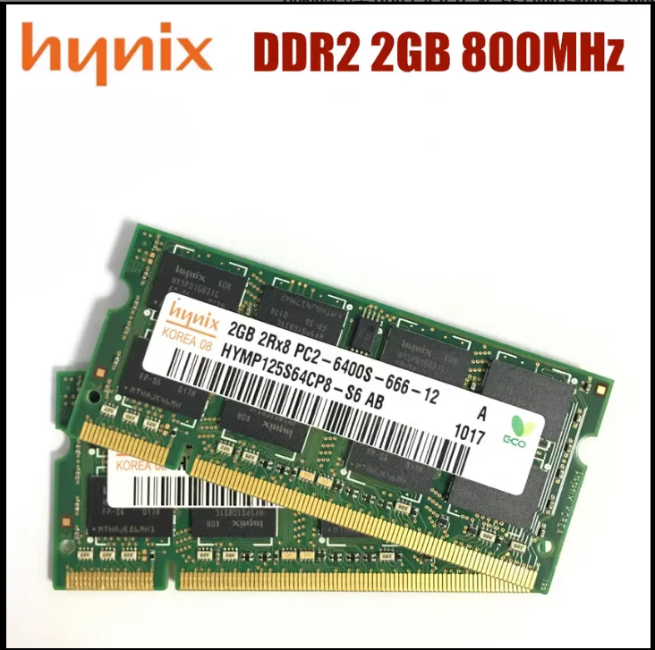 Laptop memory module DDR2 2G 533 667 800 capacity memory data storage with free choice of brand