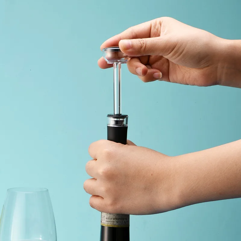 Leak-Free Wine Bottle Sealer Vacuum Pump Stopper Pourer Spout Decanter Wine Pour Aerator Wine Stopper Bar Accessories