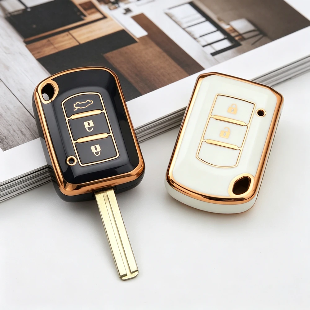 2 3 Buttons TPU Car Key Cover Case for Mitsubishi ASX ASH Outlander Lancer EX Galant Pajero L200 Auto Keyring Protector