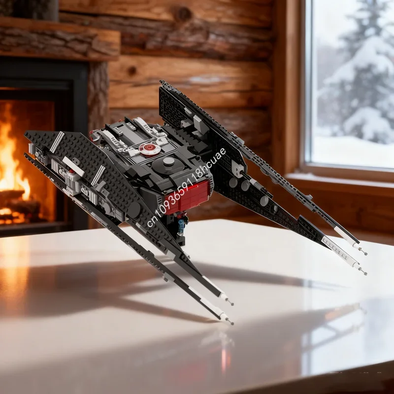 

1163pcs MOC Tie Transport Ship Star Model Building Blocks Christmas Gift Architecture Assemble DIY Toys Creative Idea