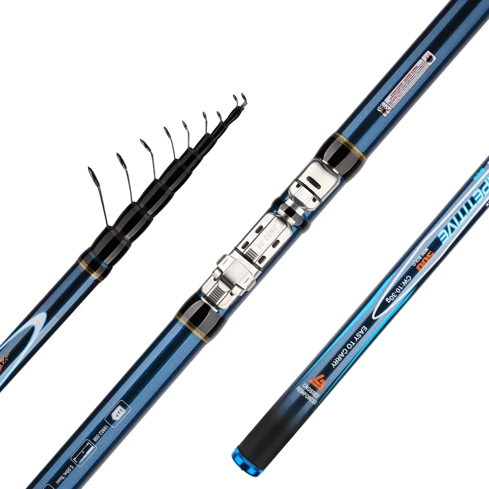 MIFINE Telescopic Bolo Fishing Rod 4/4.5/5/6M HIGH CARBON Trout Ultra Light Spinning Float Bolognese