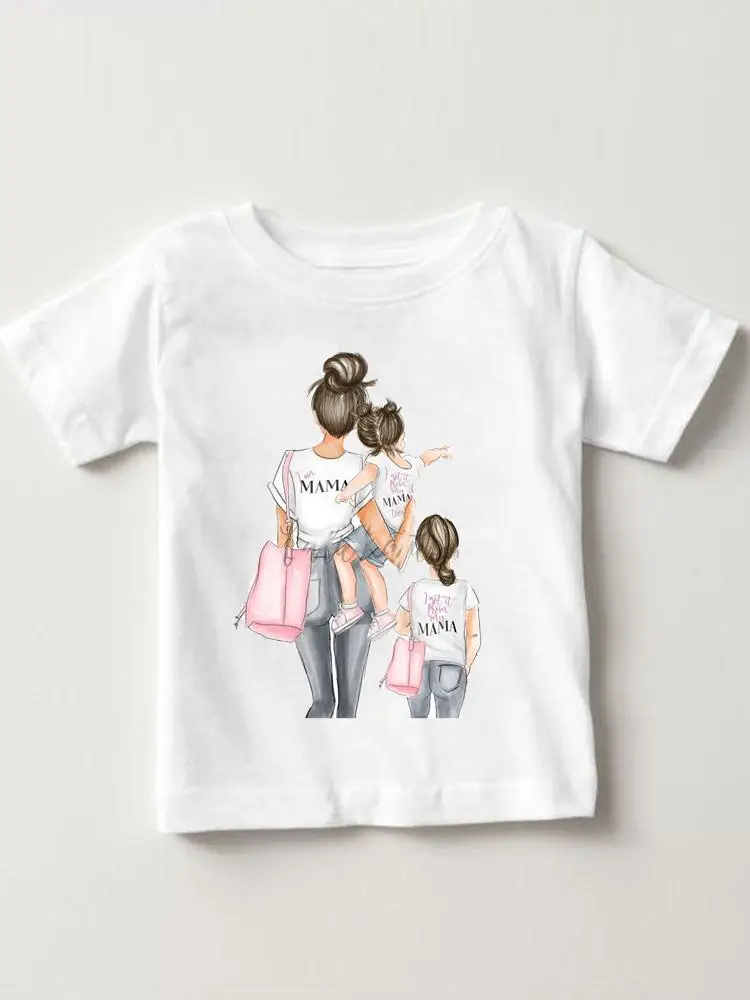 

Printed Tees Lovely Trend Cute Boys Girls Cartoon Children Tops Short Sleeve Clothes Summer Casual Kids Outfits T-shirts