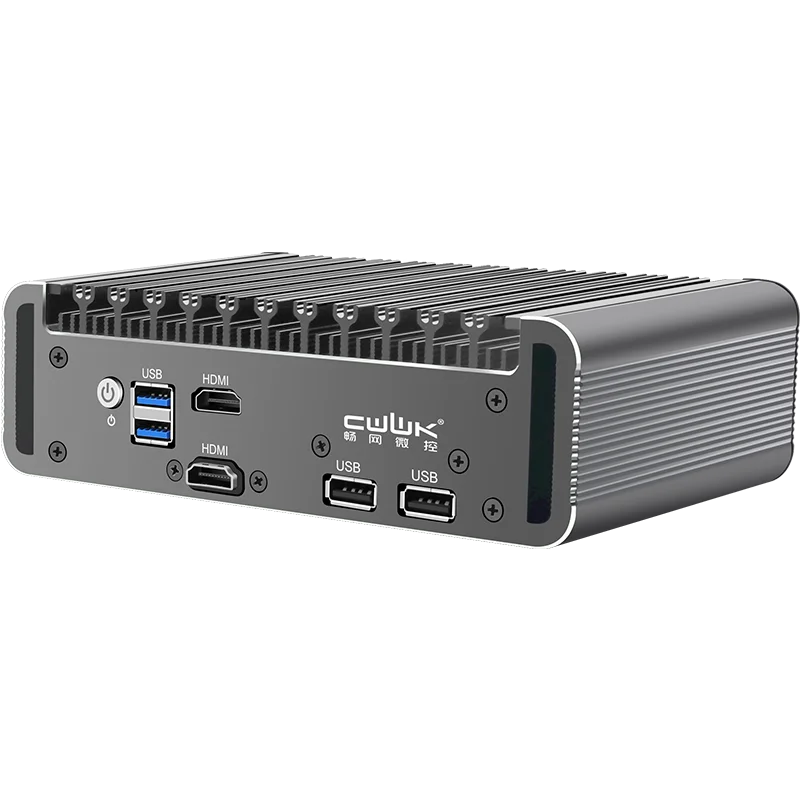 Processeur Intel Celeron N5095, 2 ports usb 3.0/2.5 ghz, double carte mémoire, compatible avec l'application FirewallMicro NAS LEDE, Padav