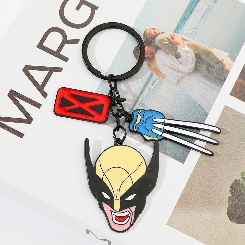 Marvel Wolverine Pendant Keychain Fashion Accessory for Cosplay Jewelry Gift for Women And Men Trendy Cool Design