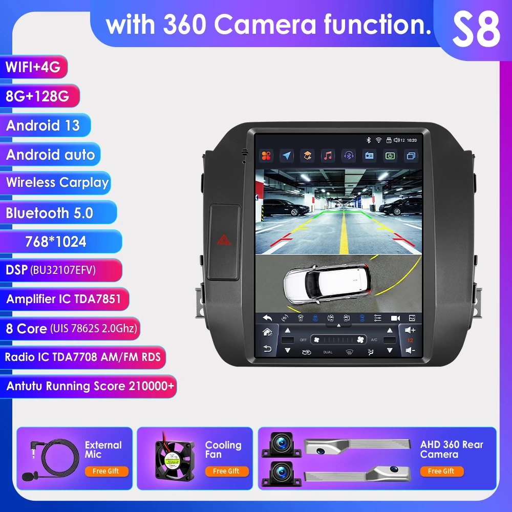 Hizpo Voor Tesla Stijl Android Auto Radio Voor Kia Sportage 3 2010-2016 Carplay 4G Auto Scherm Multimedia Gps 2din Autoradio 4G Rds - afbeelding 1