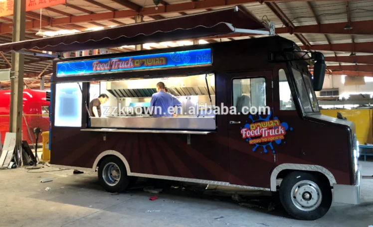 OEM Retro Mobile Food Car Electric Fast Food Truck Ice Cream Catering Kiosk Customized Snack Vending Cart for Sale Europe