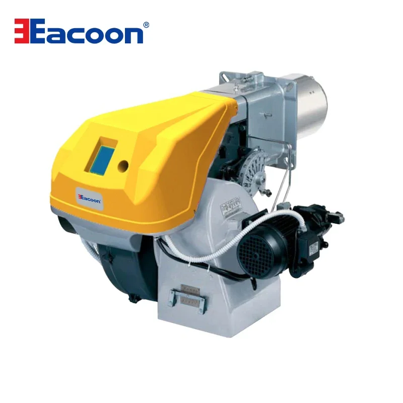 

Factory custom 232-1230 kW oil and gas dual burner heat conduction oil furnace proportional control dual fuel burner