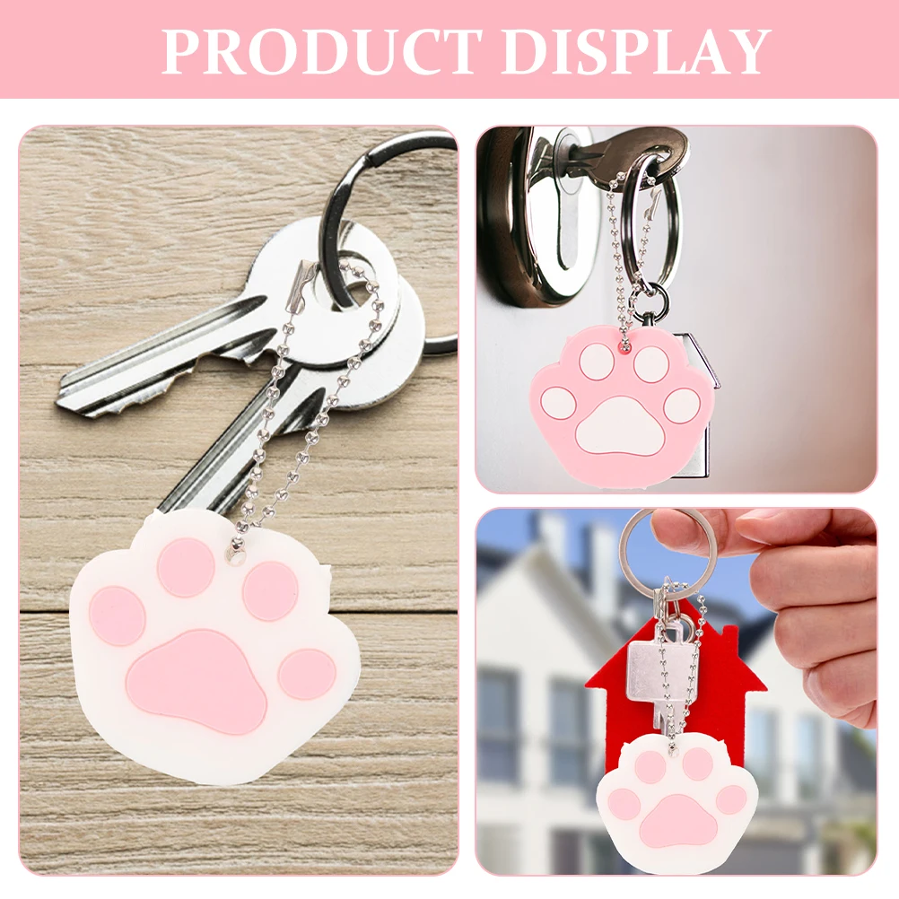 

2Pcs Kawaii Key Cover Cat Claw Shape Key Caps for Keys Lightweight Strong Protection Easy Grip Identification Covers
