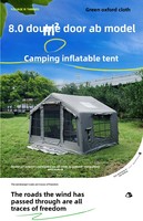 Outdoor inflatable tent 5-8 people camping Thickened windproof portable camping quick-opening tent manufacturer customization