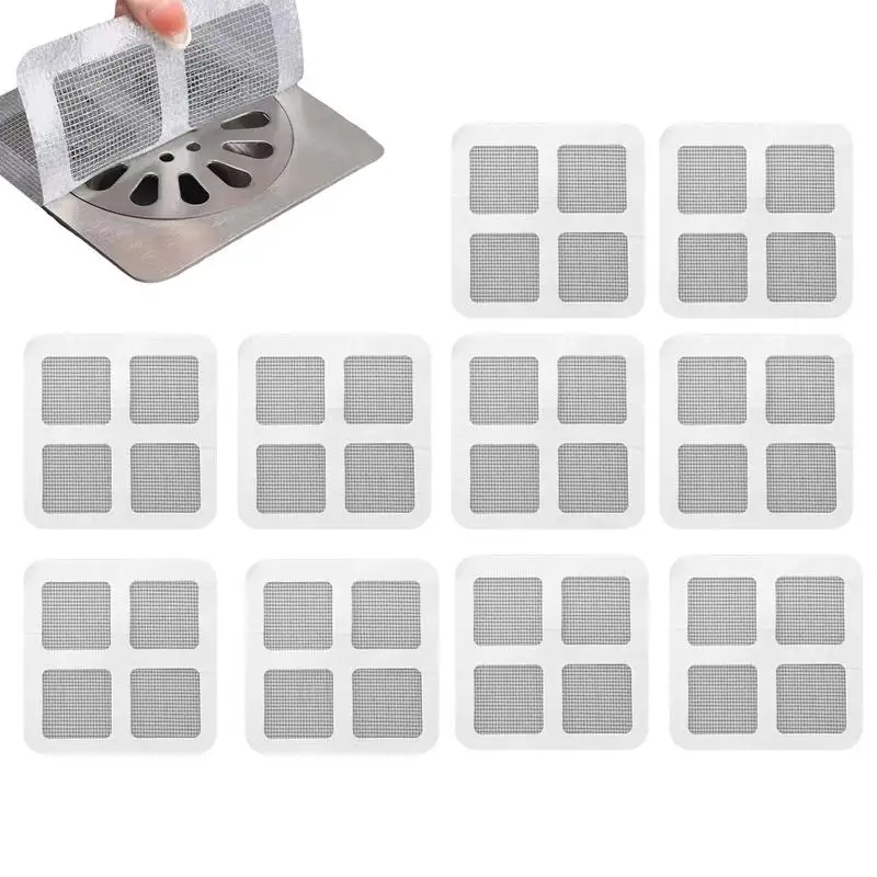 

10 шт., водоотталкивающие наклейки для слива волос