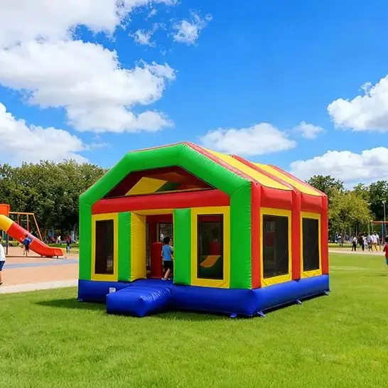Playground Bouncer Combo Outdoor Jumping Bouncy Castle Bouncer For Birthday Party inflatable Park Bouncer Playground
