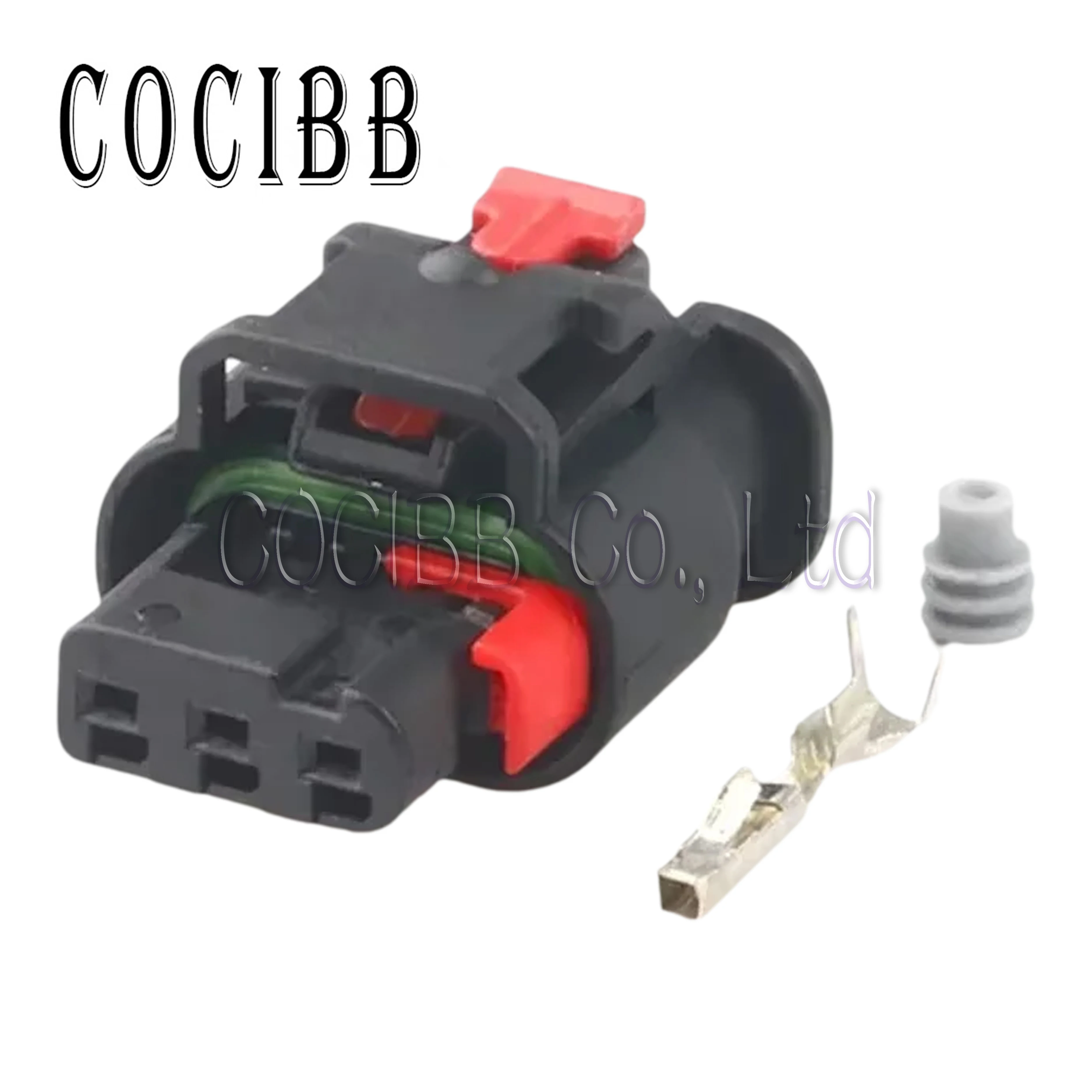 

1 Set 3 Pin 1-1703494-1 1488991-5 Car Parking Sensor Electric Eye Plug Waterproof Connector For Land Rover Freelander Jaguar