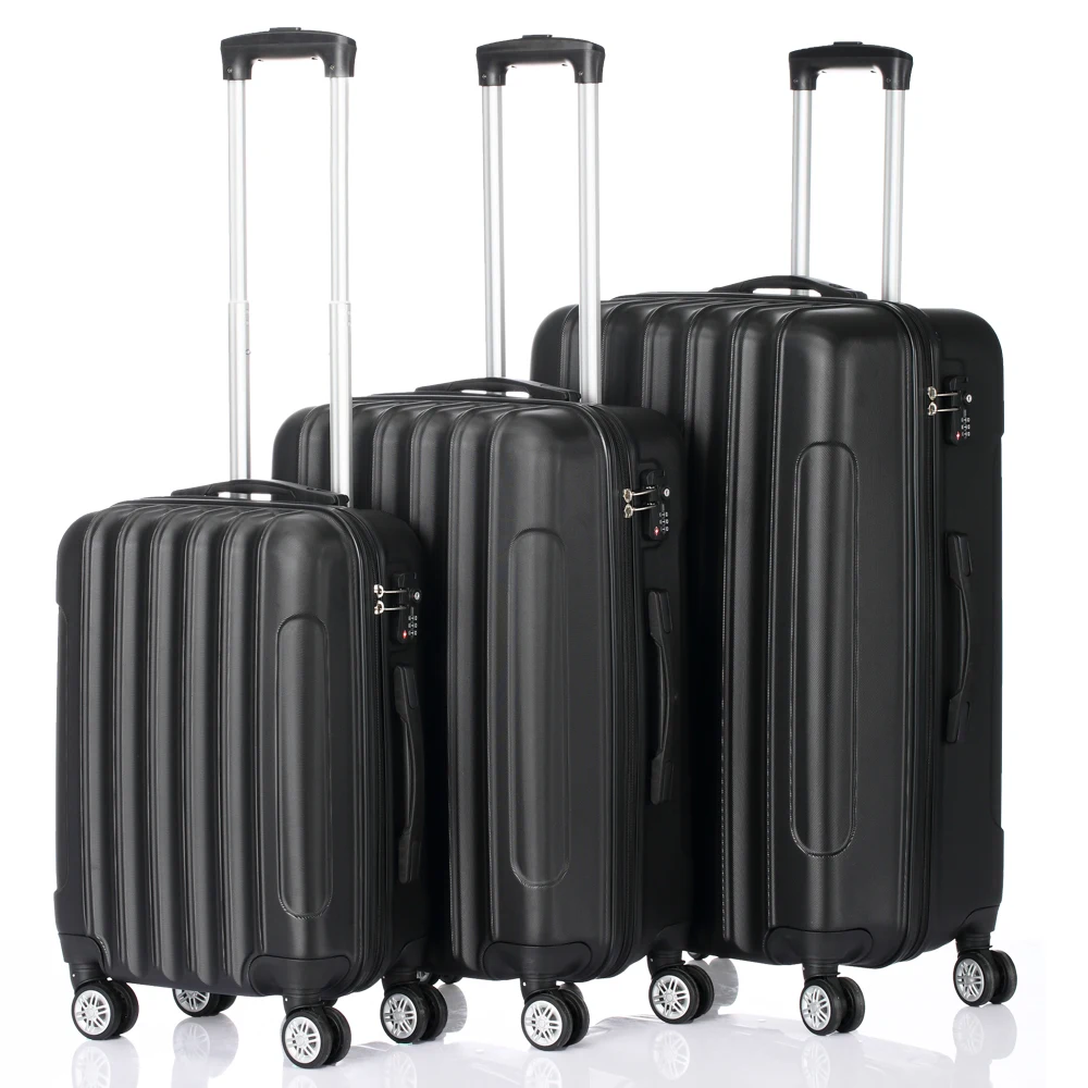 

3-in-1 Multifunctional Large Capacity Traveling Storage Suitcase Black Portable suitcase cube storage organizer Storage-boxes
