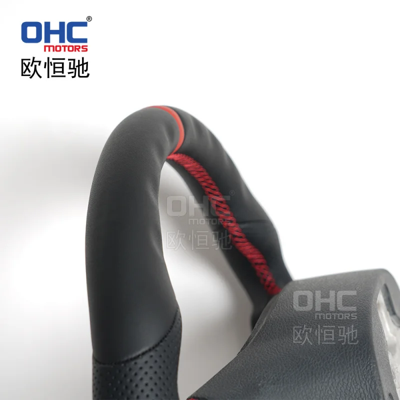 For Ford F-150 Raptor 2015-2020  models, modified full-leather off-road sports pickup steering wheel
