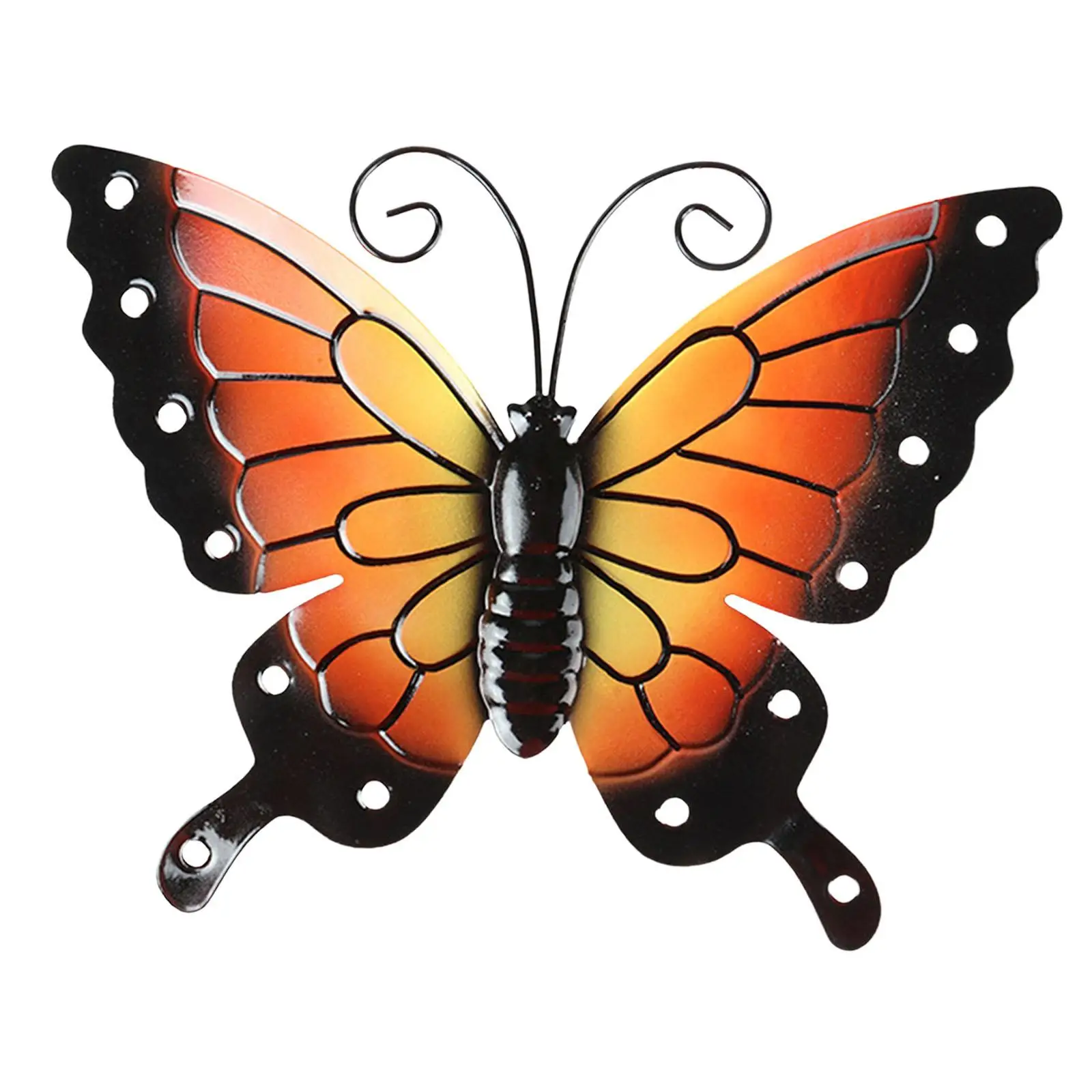 Inspirational Butterfly Wall Decor Creative Craft Ornament for Backyard Home