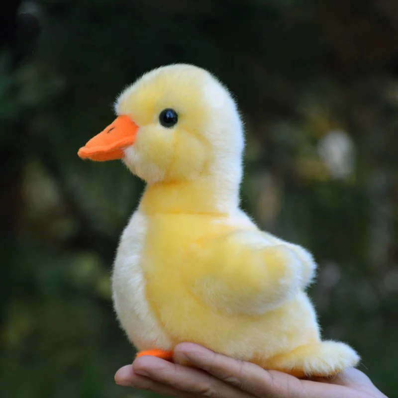 

H17 см милая плюшевая игрушка-утка Quack, белая утка, маленькая желтая утка, плюшевая детская удобная игрушка, подарок на день рождения для девочек
