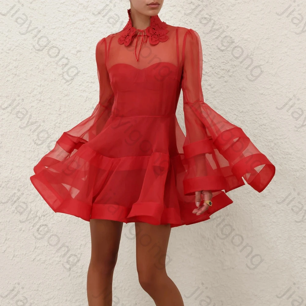 

Элегантные коктейльные платья с длинными рукавами и рюшами, сексуальное платье знаменитостей, изысканные платья высокого качества для выпускного вечера для женщин по индивидуальному заказу