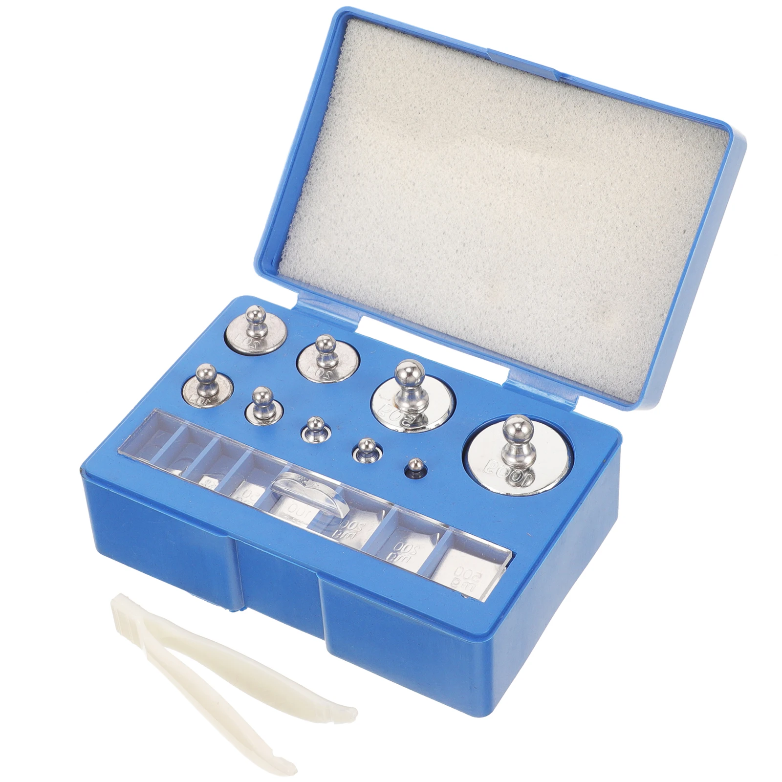 

17 Piece Calibration Weights Kit Precision Stainless Steel 10mg 100g Digital Scale Weight Set Portable Storage Box